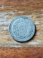 1927 Nederland 10 Cent - Koningin Wilhelmina, Zilver, Ophalen of Verzenden, 10 cent, Koningin Wilhelmina