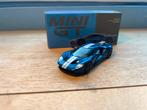 MiniGT Ford GT Liquid Blue, Ophalen of Verzenden, Zo goed als nieuw