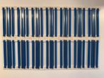 Lego rails blauw 12v 10x recht, Ophalen of Verzenden, Zo goed als nieuw
