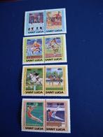st lucia, Verzenden, Gestempeld, Sport