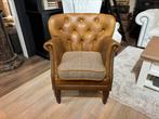 CHESTERFIELD TUB FAUTEUIL HARRIS TWEED STOF VINTAGE Hampton, Huis en Inrichting, Fauteuils, Ophalen of Verzenden, Nieuw, 75 tot 100 cm