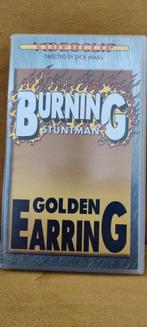 VHS Golden Earring Burning Stuntman, Ophalen of Verzenden, Zo goed als nieuw, Rock en Metal