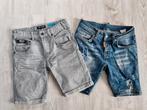 2 leuke jeans shorts, Kinderen en Baby's, Kinderkleding | Maat 170, Jongen, Gebruikt, Ophalen of Verzenden, Broek