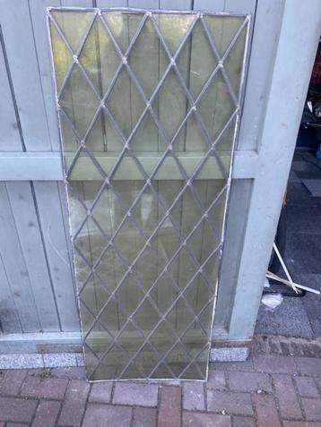Oud glas in lood paneel  beschikbaar voor biedingen