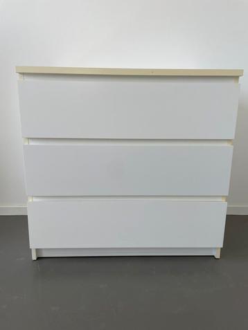 IKEA ladekast 3 lades, wit, MALM