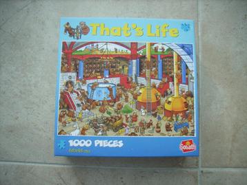 Nieuwe Goliath That's Life puzzel brouwerij 1000 stukjes beschikbaar voor biedingen