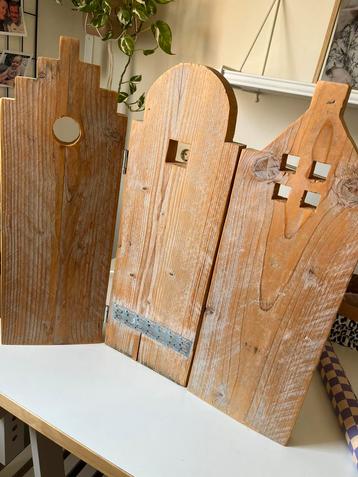 Leuk houten drieluik  beschikbaar voor biedingen