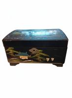 Vintage muziekdoos met abalone inleg, Ophalen of Verzenden, Huis en Inrichting