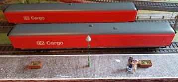 Märklin H0 - 42902 -  goederenwagonset 2 st. DB Cargo. beschikbaar voor biedingen
