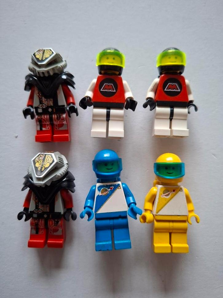 6 lego minifigs space ruimte, Kinderen en Baby's, Speelgoed | Duplo en Lego, Gebruikt, Ophalen of Verzenden