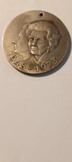 Juliana Jubileum Medaille 1948-1973, Ophalen of Verzenden, Gebruikt