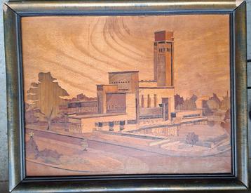 Raadhuis Hilversum intarsia beschikbaar voor biedingen