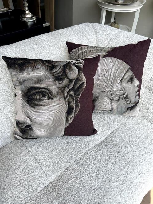 Kussens met Griekse goden, Huis en Inrichting, Woonaccessoires | Kussens, Nieuw, Rood, Vierkant, Ophalen