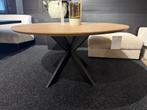 Eiken Eettafel Rond Daan, Ophalen, Industriepark 2, Schaijk, Rond, Nieuw