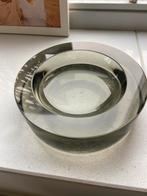 Glazen asbak jaren 80, gesigneerd Markus, Antiek en Kunst, Antiek | Glas en Kristal, Ophalen of Verzenden