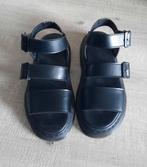 Zwarte Dr Martens sandalen mt 39 z.g.a.n, Sandalen of Muiltjes, Zo goed als nieuw, Zwart, Ophalen