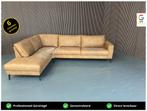 GRATIS LEVERING Hoekbank Cognac 290x210 GEREINIGD, 250 tot 300 cm, Stof, Hoekbank, Ophalen of Verzenden