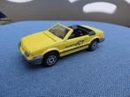 Majorette Ford Mustang Cabriolet geel, Ophalen of Verzenden, Gebruikt, Auto