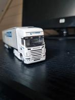 Model scania met oplegger + lossen schmitz trailer., Nieuw, Ophalen of Verzenden, Bus of Vrachtwagen