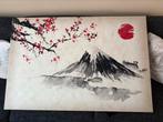 Mount Fuji canvas 120 x 80, Ophalen of Verzenden
