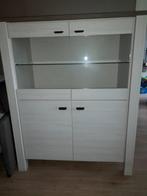Vitrinekast en tv kastje Scandinavië look, Huis en Inrichting, Kasten | Vitrinekasten, Ophalen, Gebruikt, Scandinavische look