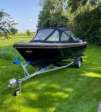 Sloep wato 490 vaarbewijs vrij incl trailer, Watersport en Boten, Sloepen, Ophalen, 10 tot 30 pk, Zo goed als nieuw, 3 tot 6 meter