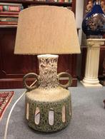 Herdo Large West German Vloerlamp Fatlava met Stoffen Kap, EU, 50 tot 75 cm, EU, Ophalen of Verzenden