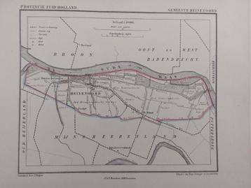 63 / Litho van J. Kuyper uit 1867 van Heinenoord ZH beschikbaar voor biedingen