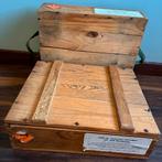 Twee Leger Munitiekisten, Ophalen, Gebruikt, Hout