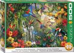 Eurographics: Tropical Bird Paradise 500 XL stukjes, Ophalen of Verzenden, 500 t/m 1500 stukjes, Nieuw, Legpuzzel