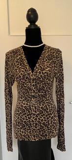 Pussy Deluxe top panterprint maat 40, Maat 38/40 (M), Bruin, Verzenden, Pussy Deluxe