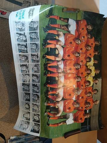 Poster Nederlands Elftal 1974 beschikbaar voor biedingen
