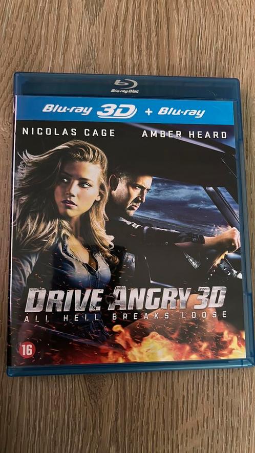 Drive Angry 3D, Cd's en Dvd's, Blu-ray, Zo goed als nieuw, Actie, 3D, Ophalen of Verzenden