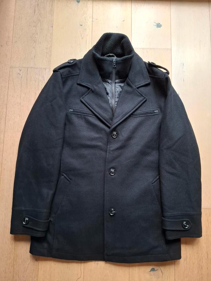 Donar Matrozenjas in zwart, maat 52, Kleding | Heren, Jassen | Winter, Zo goed als nieuw, Maat 52/54 (L), Zwart, Ophalen of Verzenden