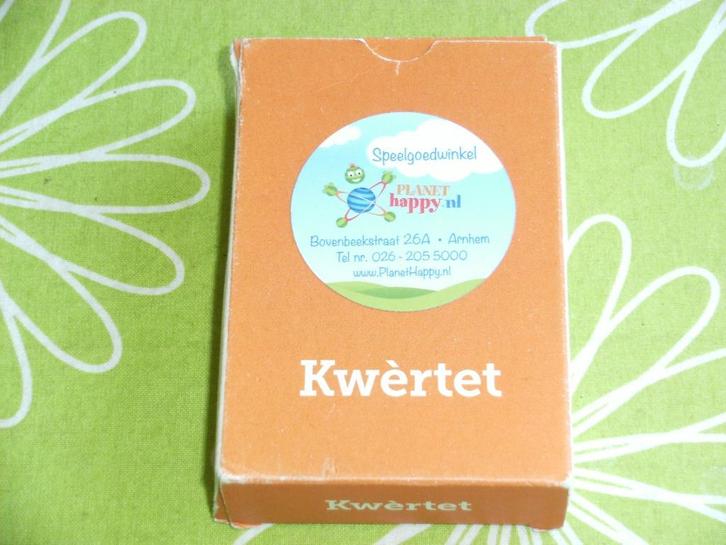 Kwèrtet - Arnhem aan - Energie besparen gemeente Arnhem, Verzamelen, Speelkaarten, Jokers en Kwartetten, Gebruikt, Kwartet(ten)
