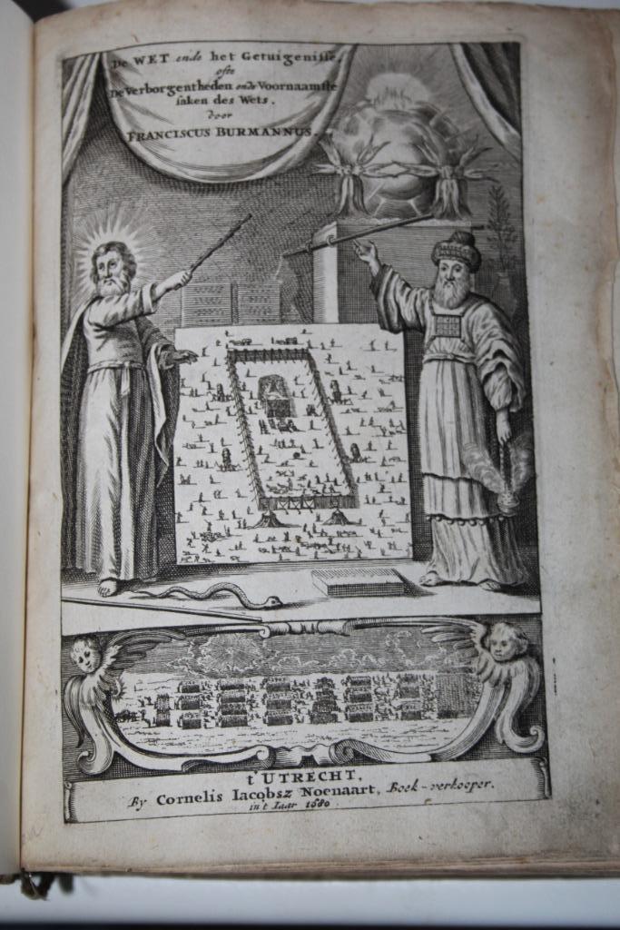 Burmannus - De wet ende het getuigenisse (1680, perkament), Antiek en Kunst, Antiek | Boeken en Bijbels, Ophalen of Verzenden