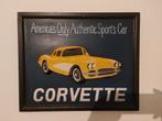 Houten wandbord Corvette, Verzenden, Gebruikt