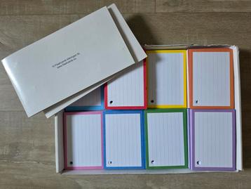 Flashcards A7 - verschillende kleuren. beschikbaar voor biedingen
