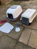 Nieuwe kattenbak en transportdraagbak., Dieren en Toebehoren, Ophalen, Zo goed als nieuw