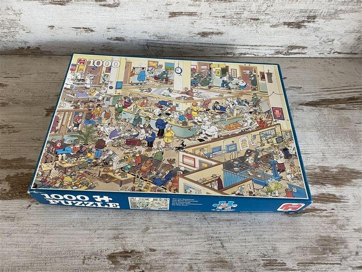 Jan van haasteren - van harte beterschap! 1000 stuks [s2001], Hobby en Vrije tijd, Denksport en Puzzels, Zo goed als nieuw, 500 t/m 1500 stukjes