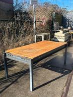 Vintage handenarbeid tafel, Ophalen, Gebruikt, 70 tot 120 cm