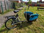 Goed onderhouden Gazelle cabby bakfiets, 3 kinderen, Gebruikt, Ophalen of Verzenden, Gazelle