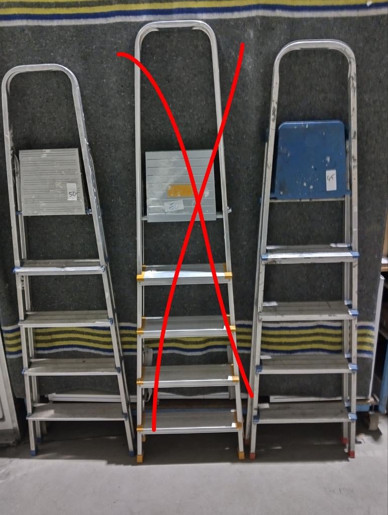 Diverse 3/4/5 treeds trappen - Gebruikt, Ophalen of Verzenden, Gebruikt, Minder dan 2 meter