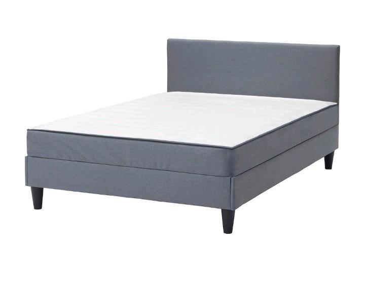 Boxspring compleet te koop, Huis en Inrichting, Slaapkamer | Bedden, Nieuw, Tweepersoons, 160 cm, 200 cm, Stof, Grijs, Ophalen