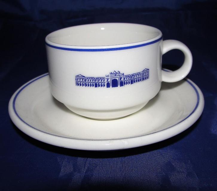 Villeroy&Boch Luxemborg Adriana espresso kop en schotel, Huis en Inrichting, Keuken | Servies, Zo goed als nieuw, Kop(pen) en/of Schotel(s)