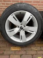 Audi Q5 Velgen met zomerbanden 235/55 R19 z.g.a.n, Auto-onderdelen, Banden en Velgen, Gebruikt, Banden en Velgen, 235 mm, Personenwagen