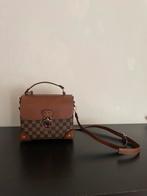 Bruine Luxe Handtas met Ruitpatroon, Ophalen of Verzenden, Nieuw, Bruin, Handtas