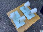 2x plafond / wandlamp met twee spots, Ophalen of Verzenden, Zo goed als nieuw