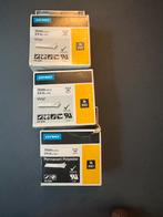 3 x Dymo Rhino tape vinyl., Ophalen of Verzenden, Zo goed als nieuw, Overige typen