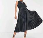 Closet London geplooide zwarte midi rok, Rok, Zwart, Maat 46/48 (XL) of groter, Ophalen of Verzenden